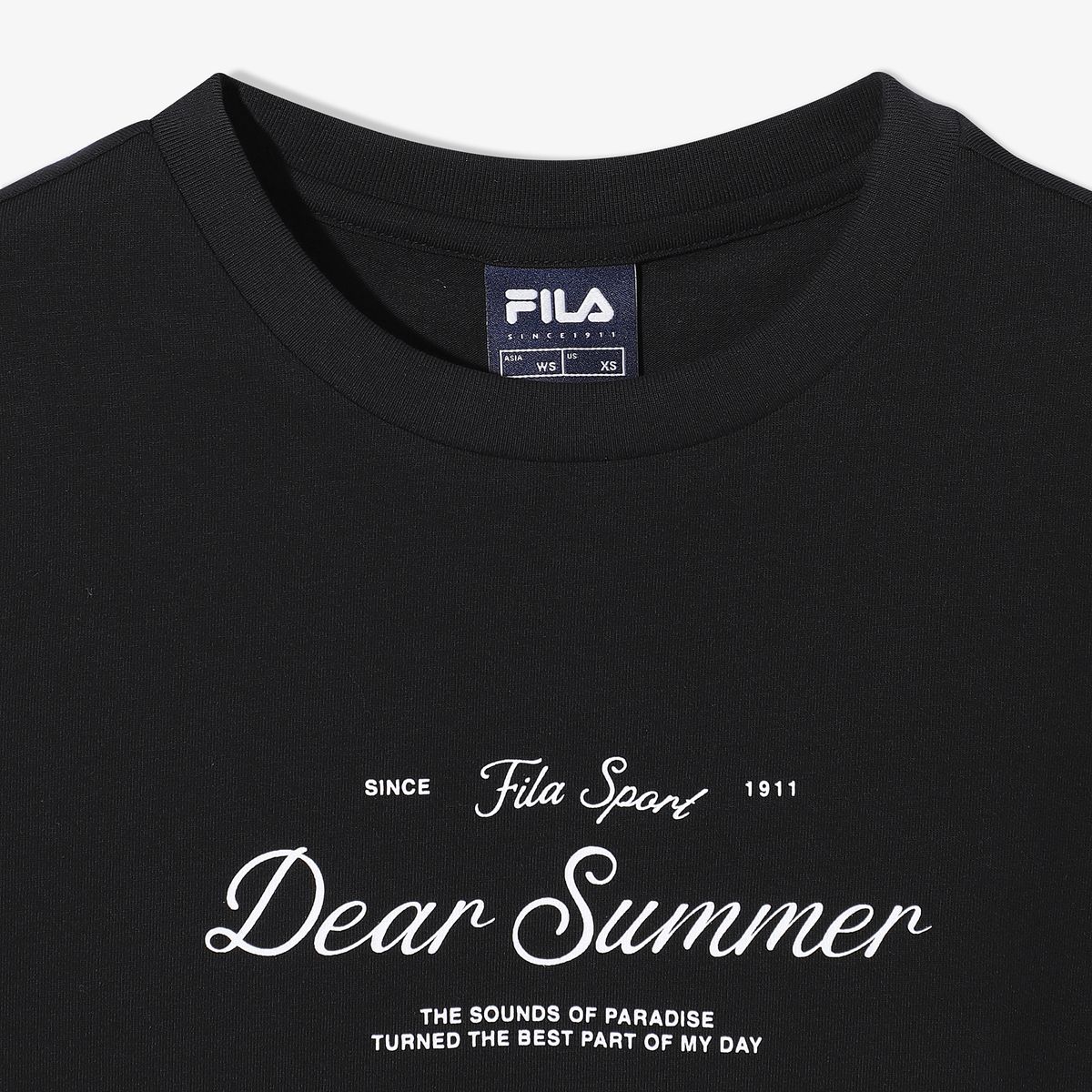 휠라(FILA) 셔링 반팔티(FS262RS01F017001)