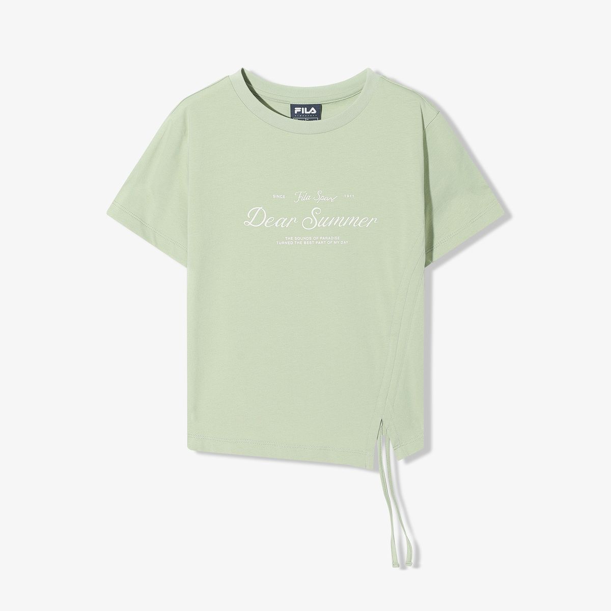휠라(FILA) 셔링 반팔티(FS262RS01F017360)