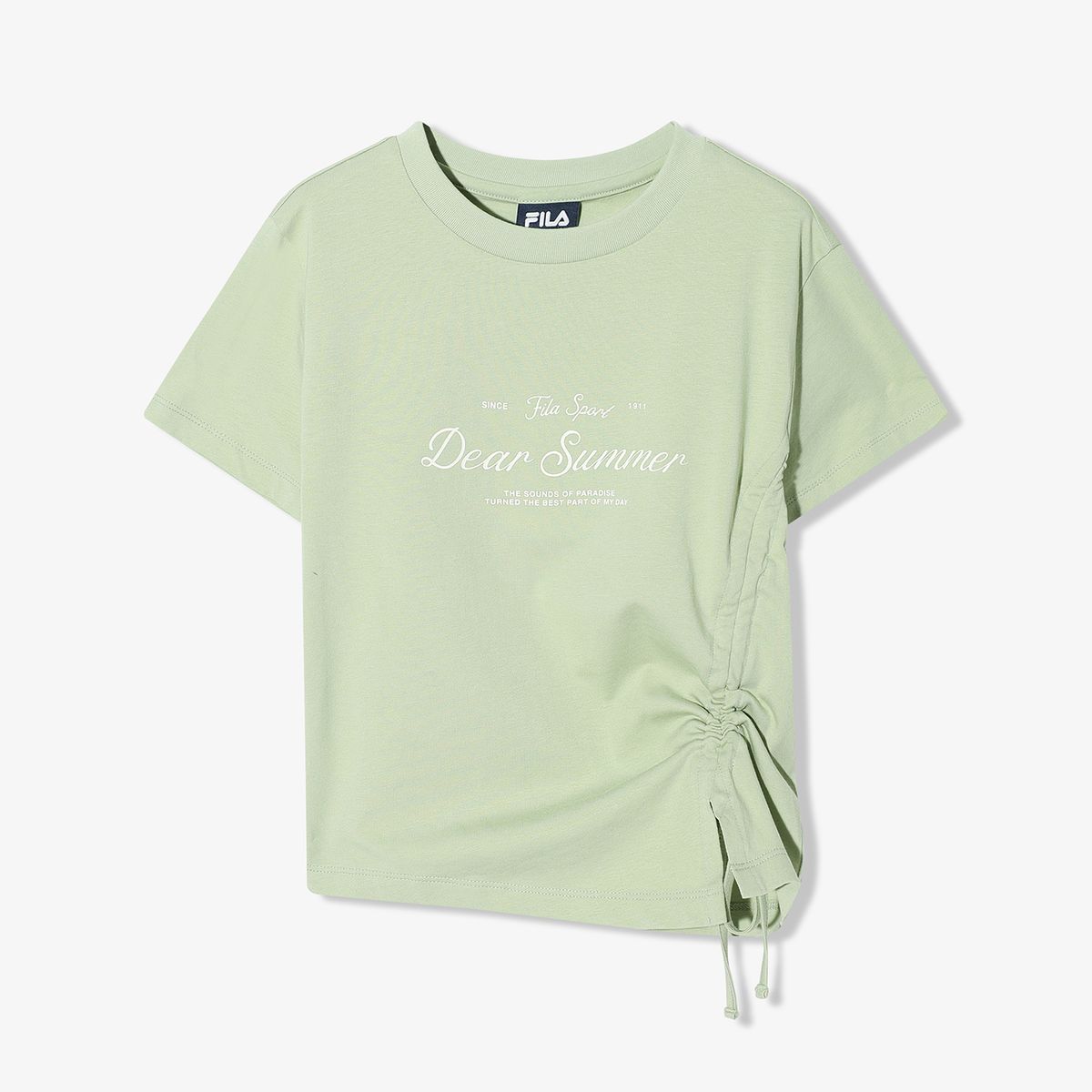 휠라(FILA) 셔링 반팔티(FS262RS01F017360)