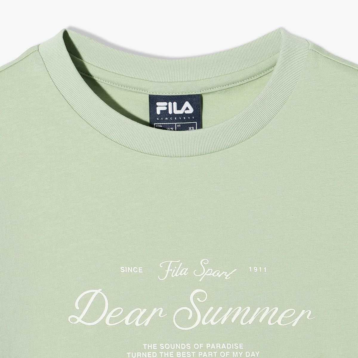 휠라(FILA) 셔링 반팔티(FS262RS01F017360)