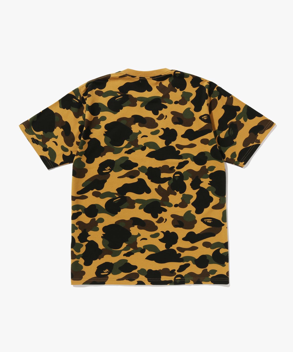 베이프(BAPE) 퍼스트 카모 원 포인트 티셔츠(M) YELLOW