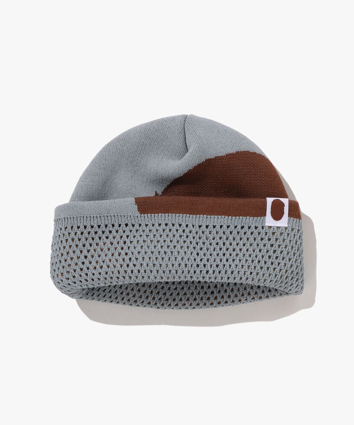 베이프(BAPE) 에이프 헤드 니트 캡(M) GRAY