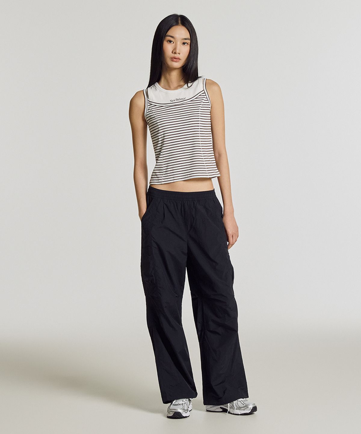 뉴발란스(NEW BALANCE) NBNGG3W632 / WOMEN 골지 레이어드 나시티 (MULTI)