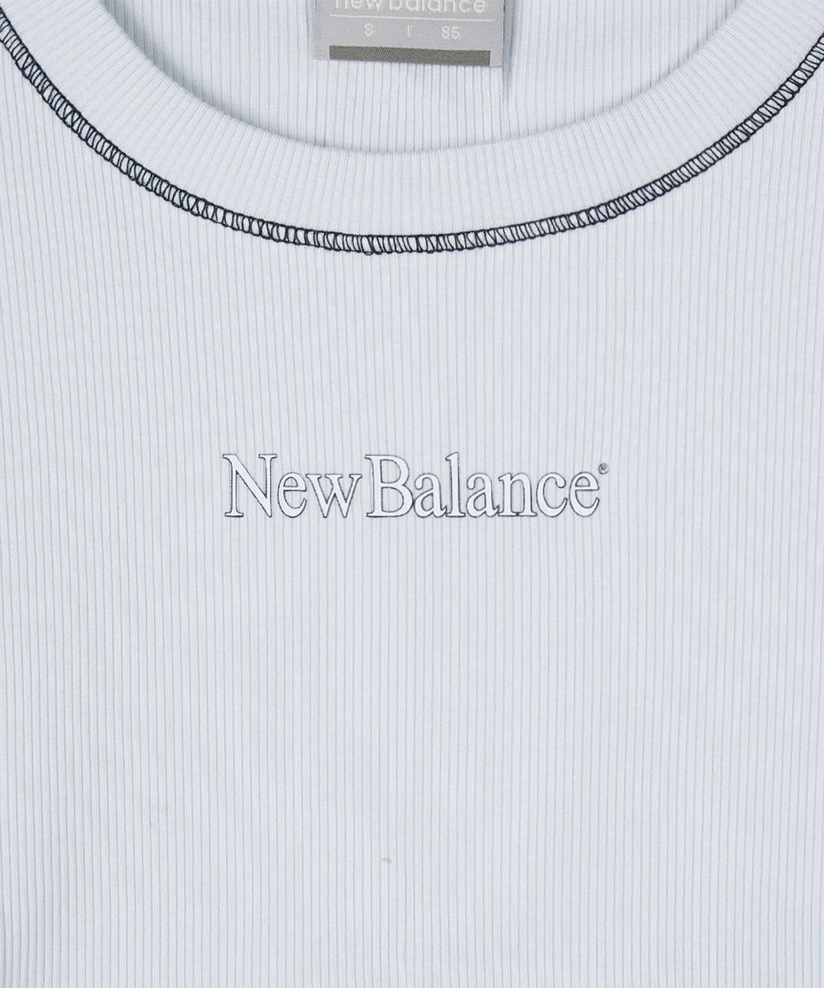 뉴발란스(NEW BALANCE) NBNEG3W652 / WOMEN 에센셜 골지 반팔티 (LIGHT BLUE)