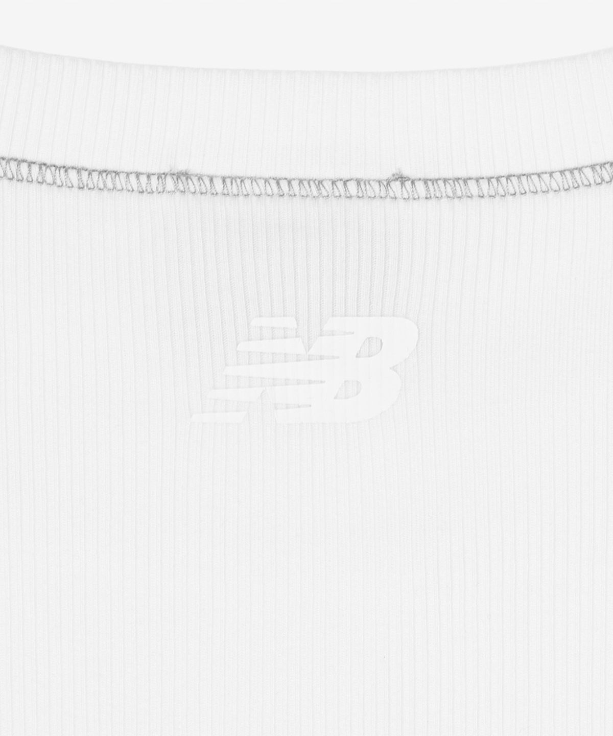 뉴발란스(NEW BALANCE) NBNEG3W652 / WOMEN 에센셜 골지 반팔티 (WHITE)