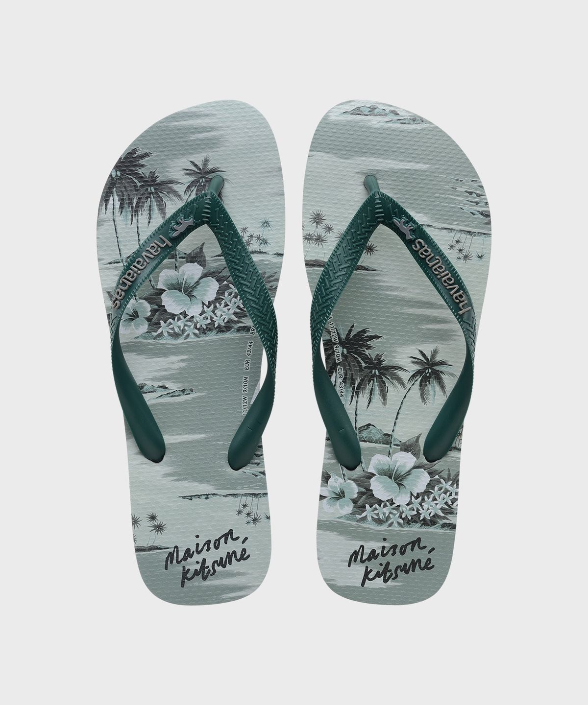 하바이아나스(HAVAIANAS) 하바이아나스 X 메종키츠네 탑 Steel Gray