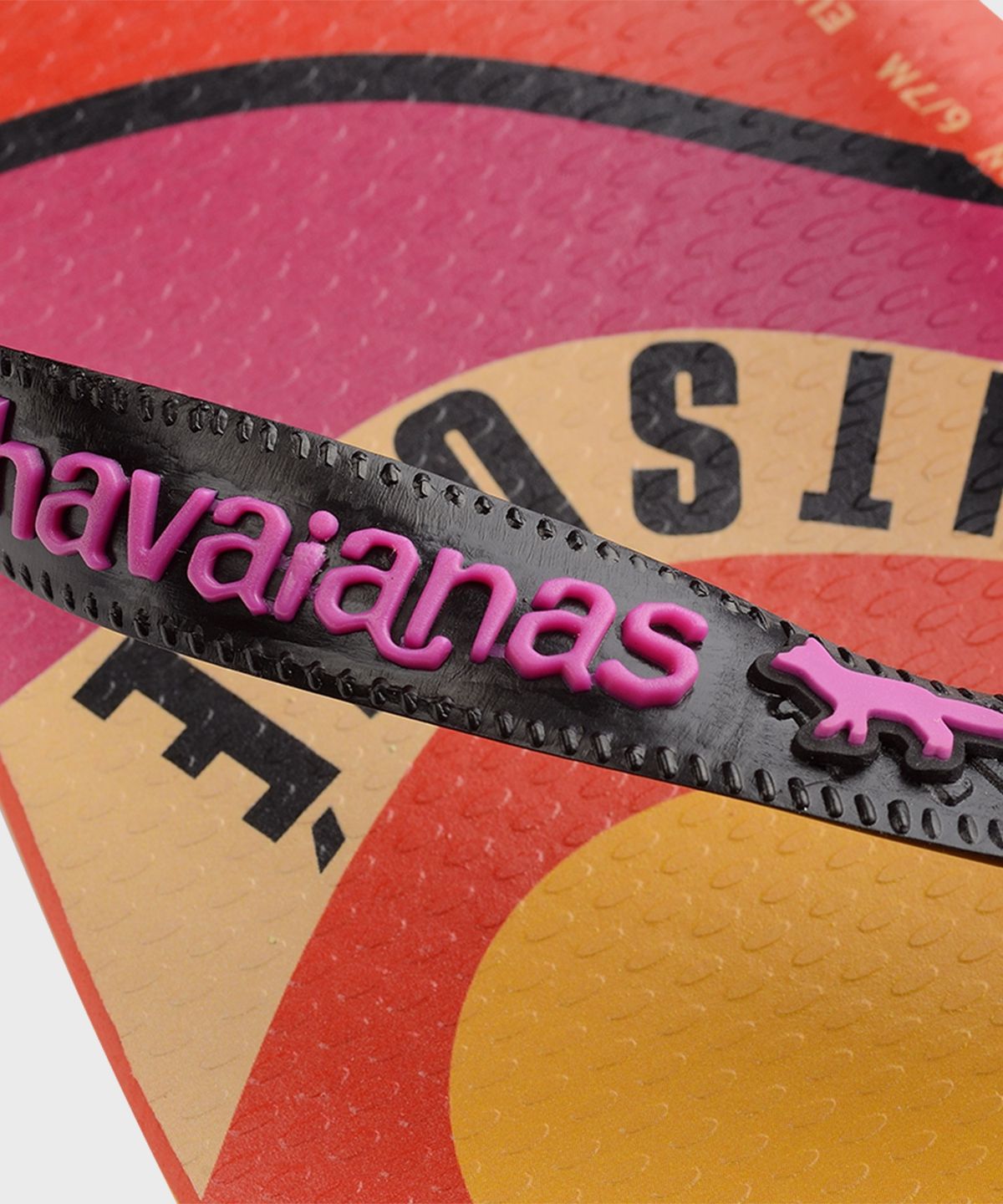 하바이아나스(HAVAIANAS) 하바이아나스 X 메종키츠네 탑 Blood Orange