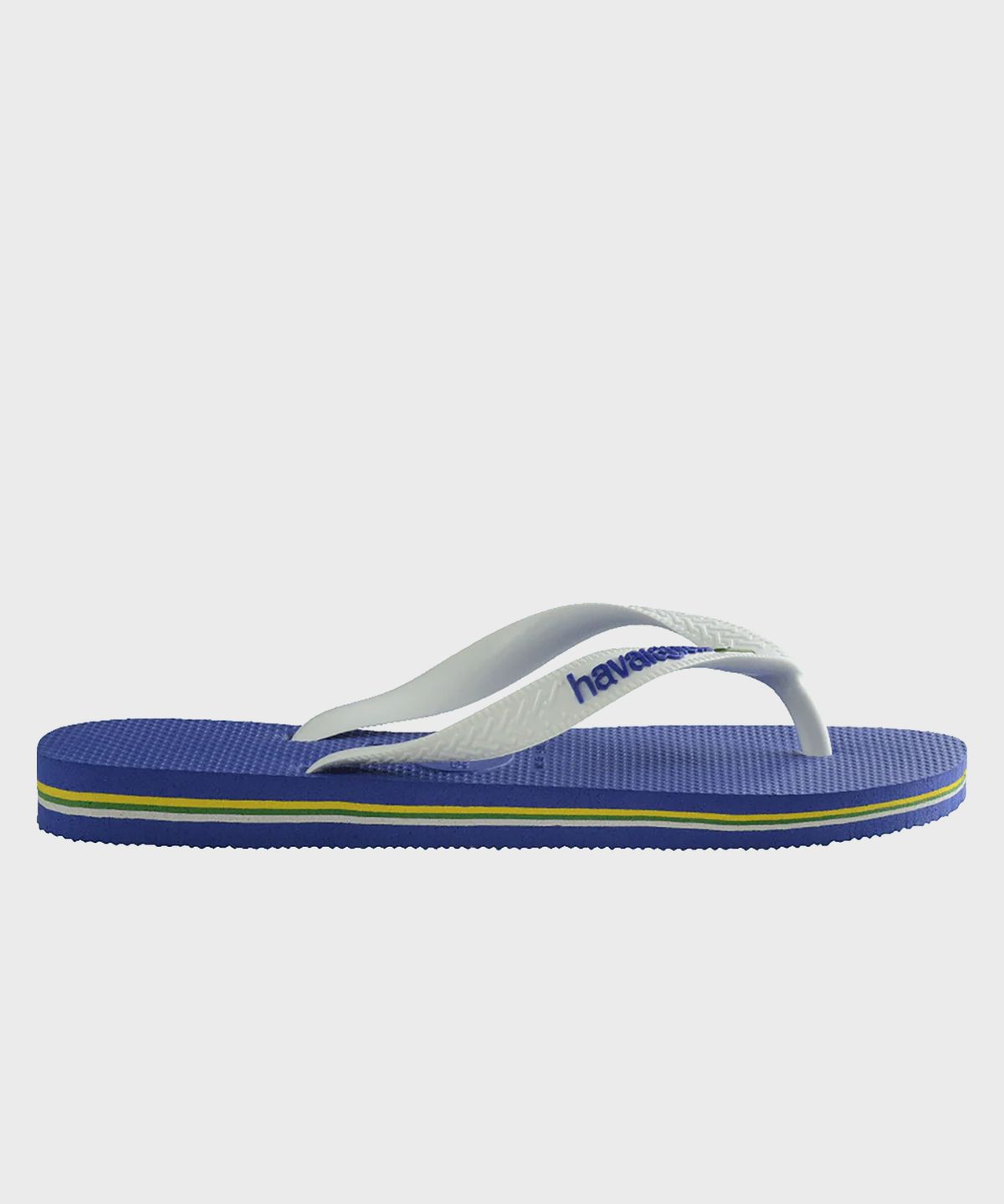 하바이아나스(HAVAIANAS) 브라질 로고 플립플랍 Marine Blue
