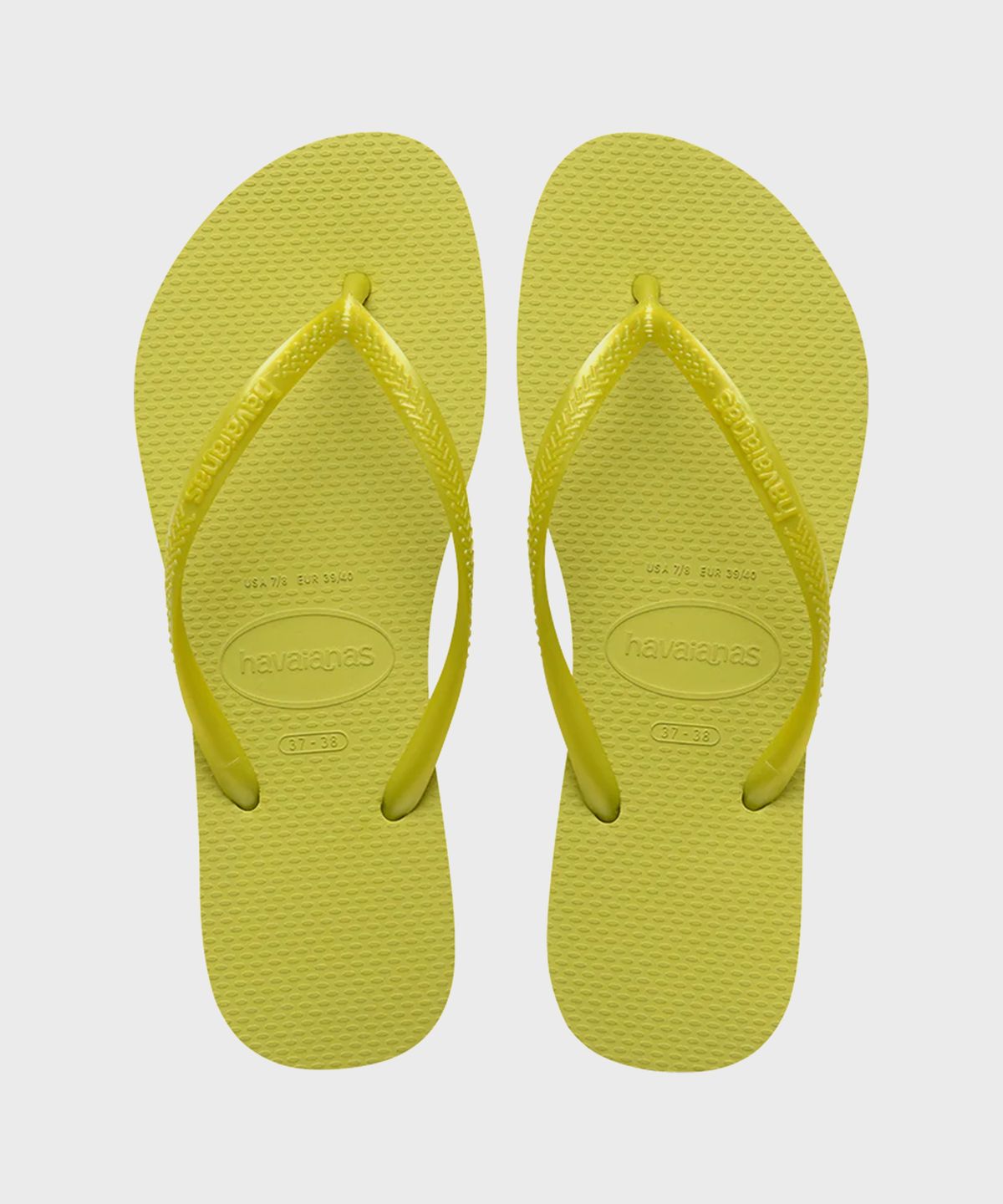 하바이아나스(HAVAIANAS) 슬림 플립플랍 Wild Lime