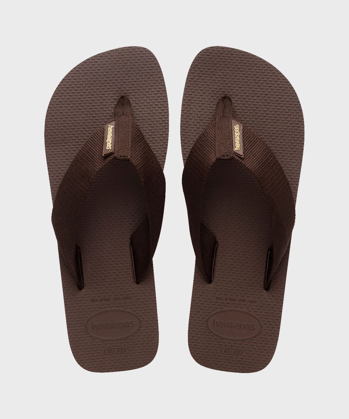 하바이아나스(HAVAIANAS) 어반 베이직 플립플랍 Dark Brown