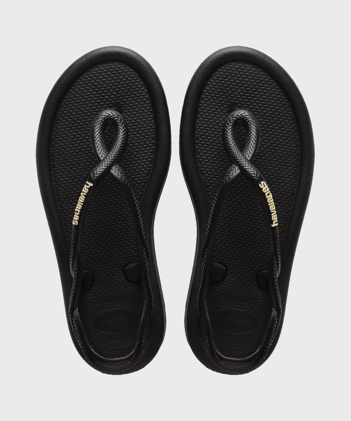 하바이아나스(HAVAIANAS) 루나 퍼프드업 샌들 Black