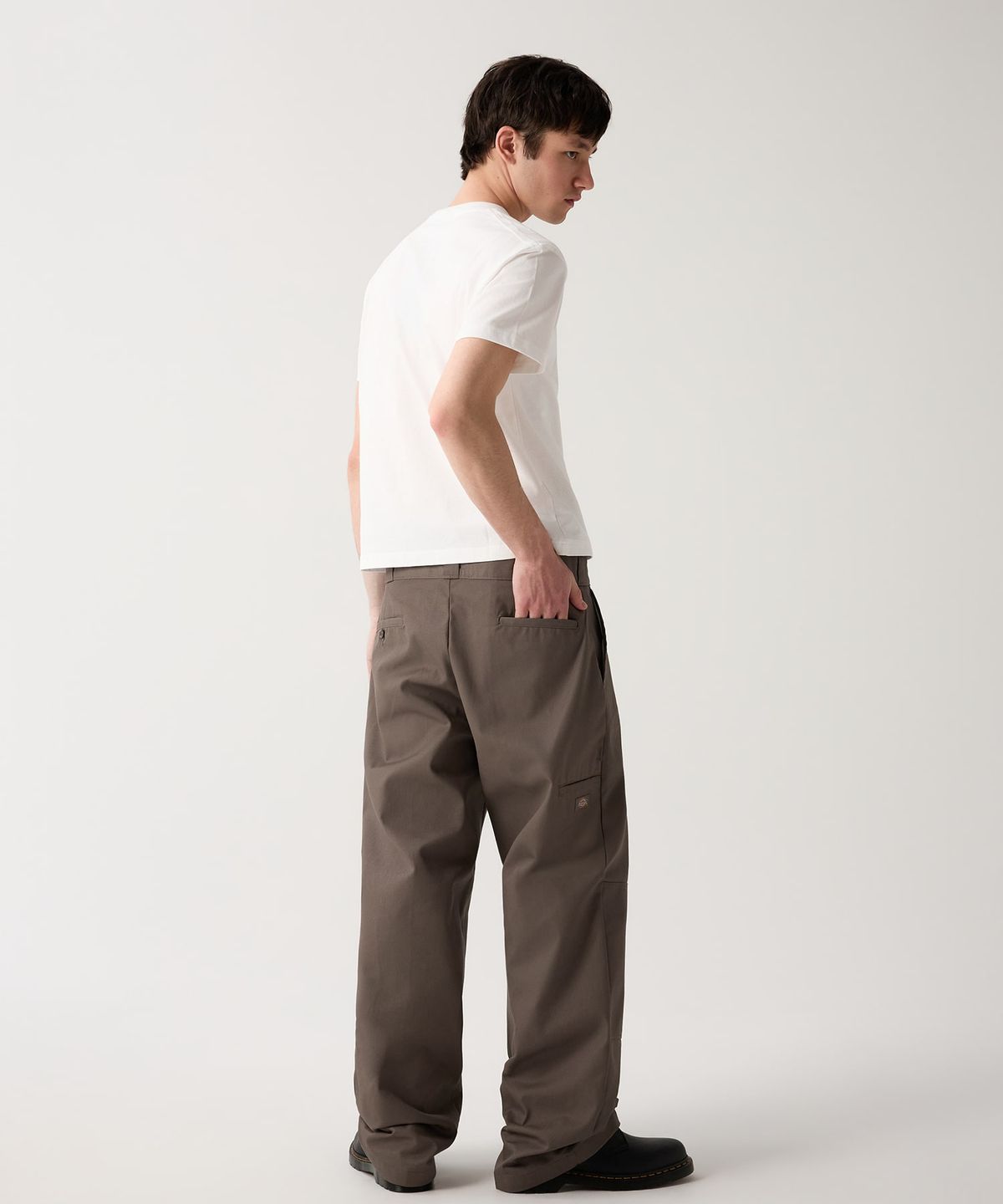 디키즈(DICKIES) 더블니 85283 루즈핏 워크팬츠 Khaki Brown