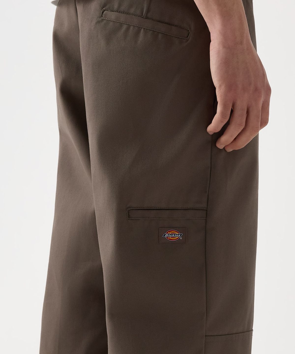 디키즈(DICKIES) 더블니 85283 루즈핏 워크팬츠 Khaki Brown