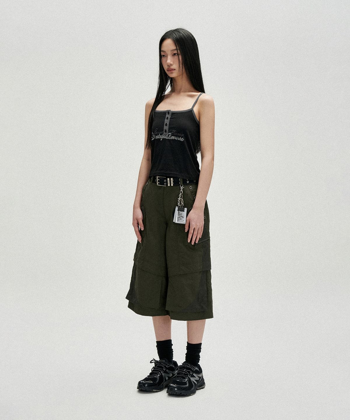 낫포너드(NOT4NERD) W Utility Mesh Panel Pants - Khaki