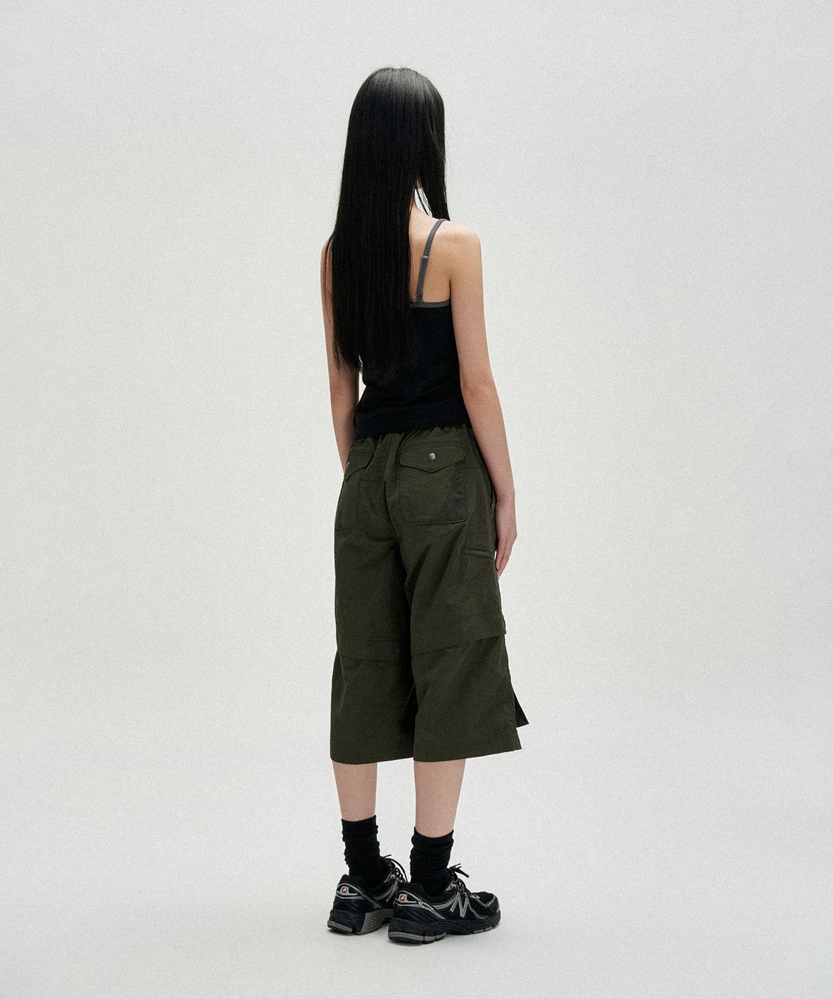 낫포너드(NOT4NERD) W Utility Mesh Panel Pants - Khaki