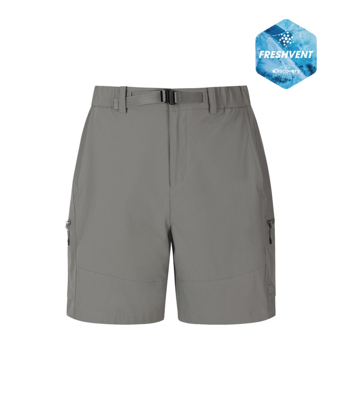 디스커버리 익스페디션(DISCOVERY EXPEDITION) 남성 프레시벤트 액티브 카고 쇼츠 (GREY)