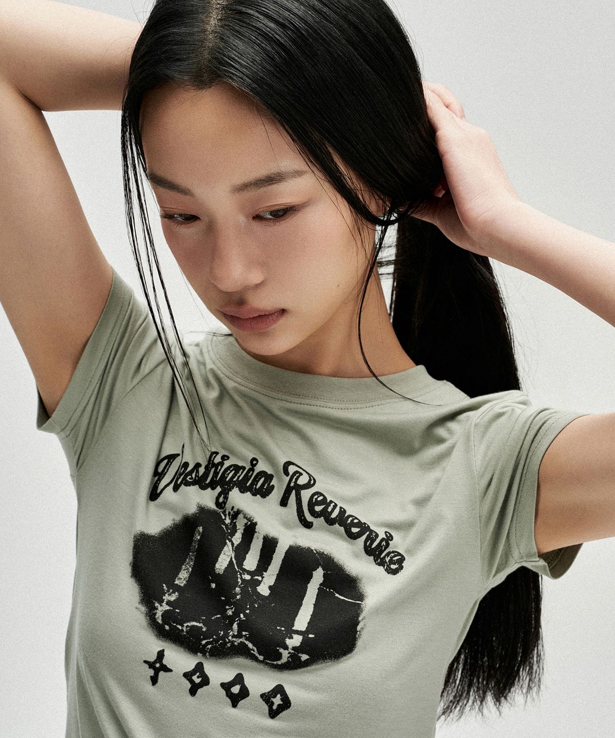 낫포너드(NOT4NERD) W Candle Residue T-Shirts - Mint