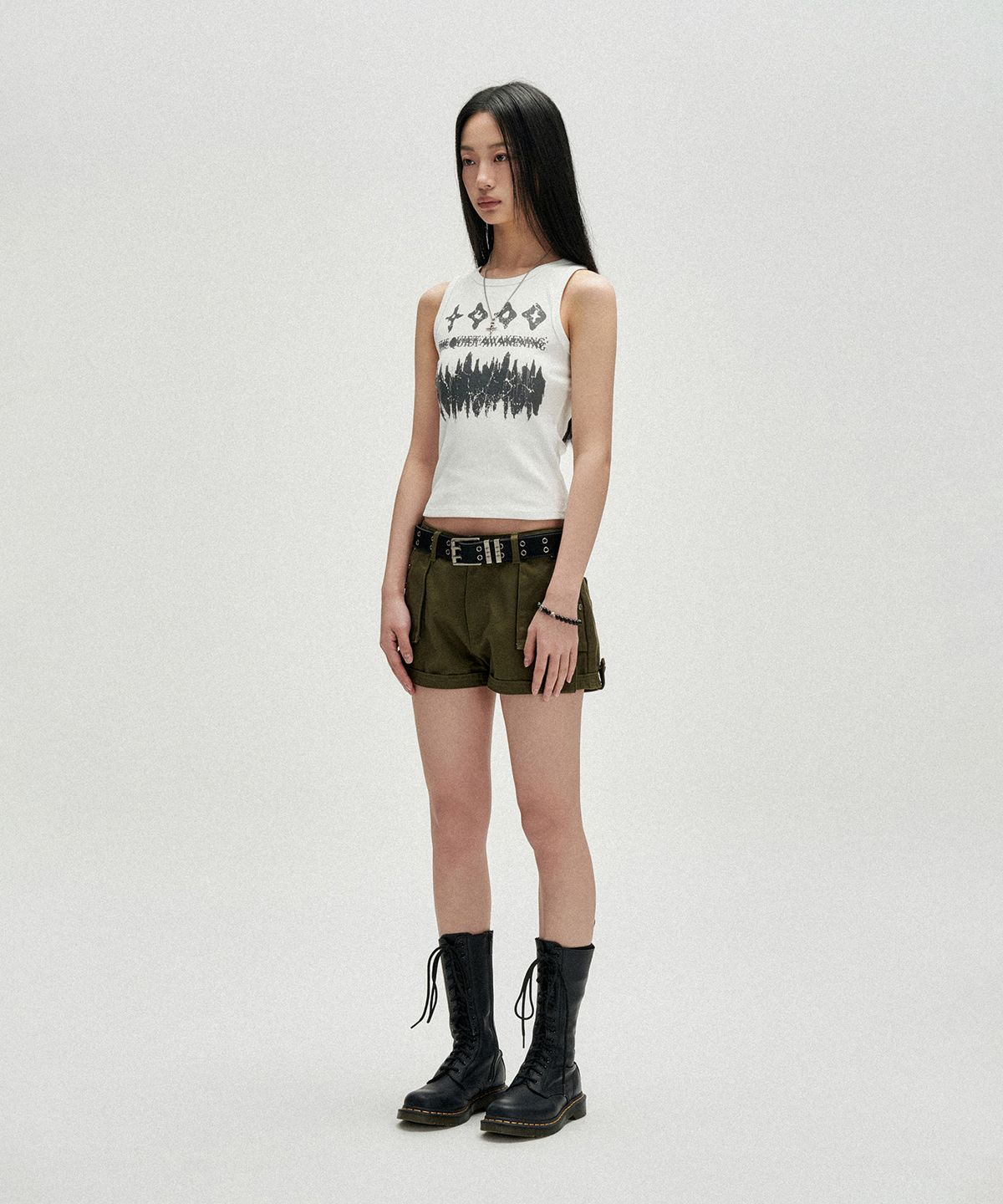 낫포너드(NOT4NERD) W Silent Wake Sleeveless - White