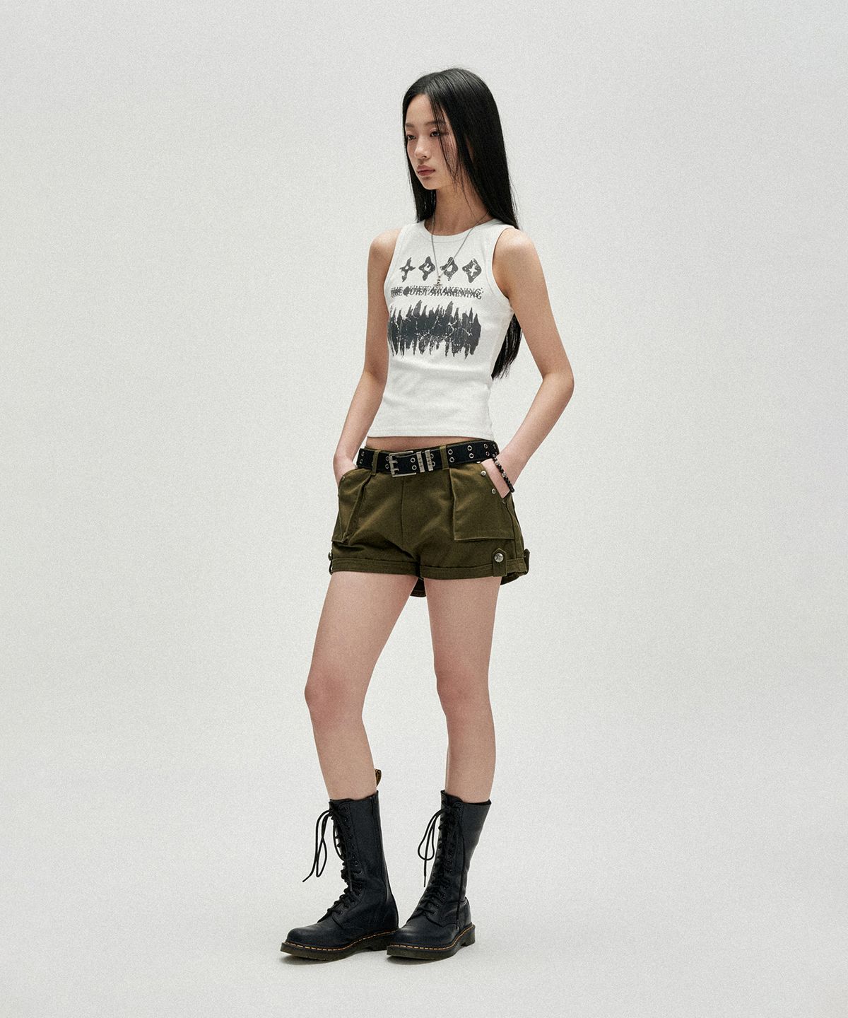 낫포너드(NOT4NERD) W Silent Wake Sleeveless - White