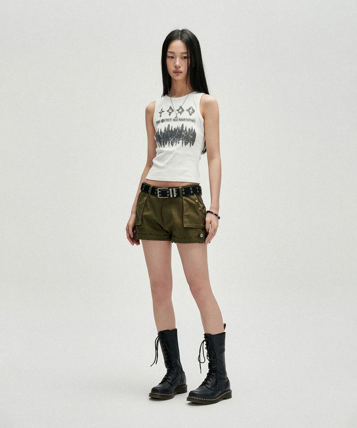 낫포너드(NOT4NERD) W Silent Wake Sleeveless - White