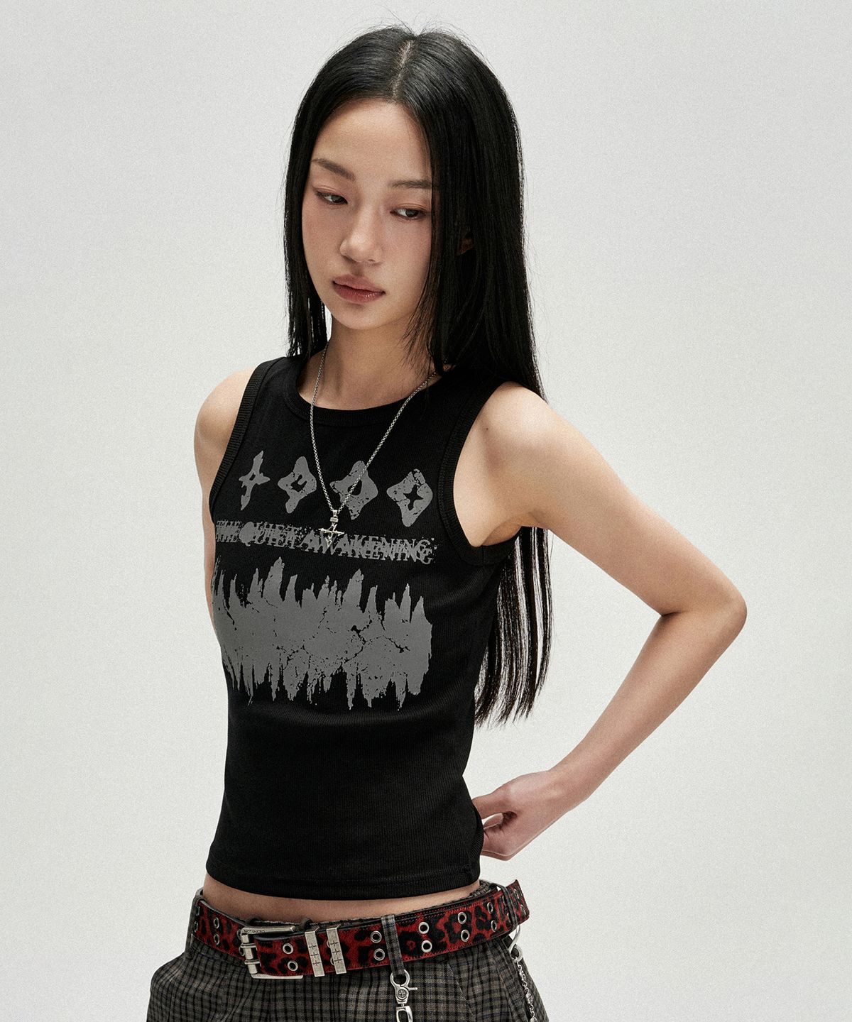 낫포너드(NOT4NERD) W Silent Wake Sleeveless - Black