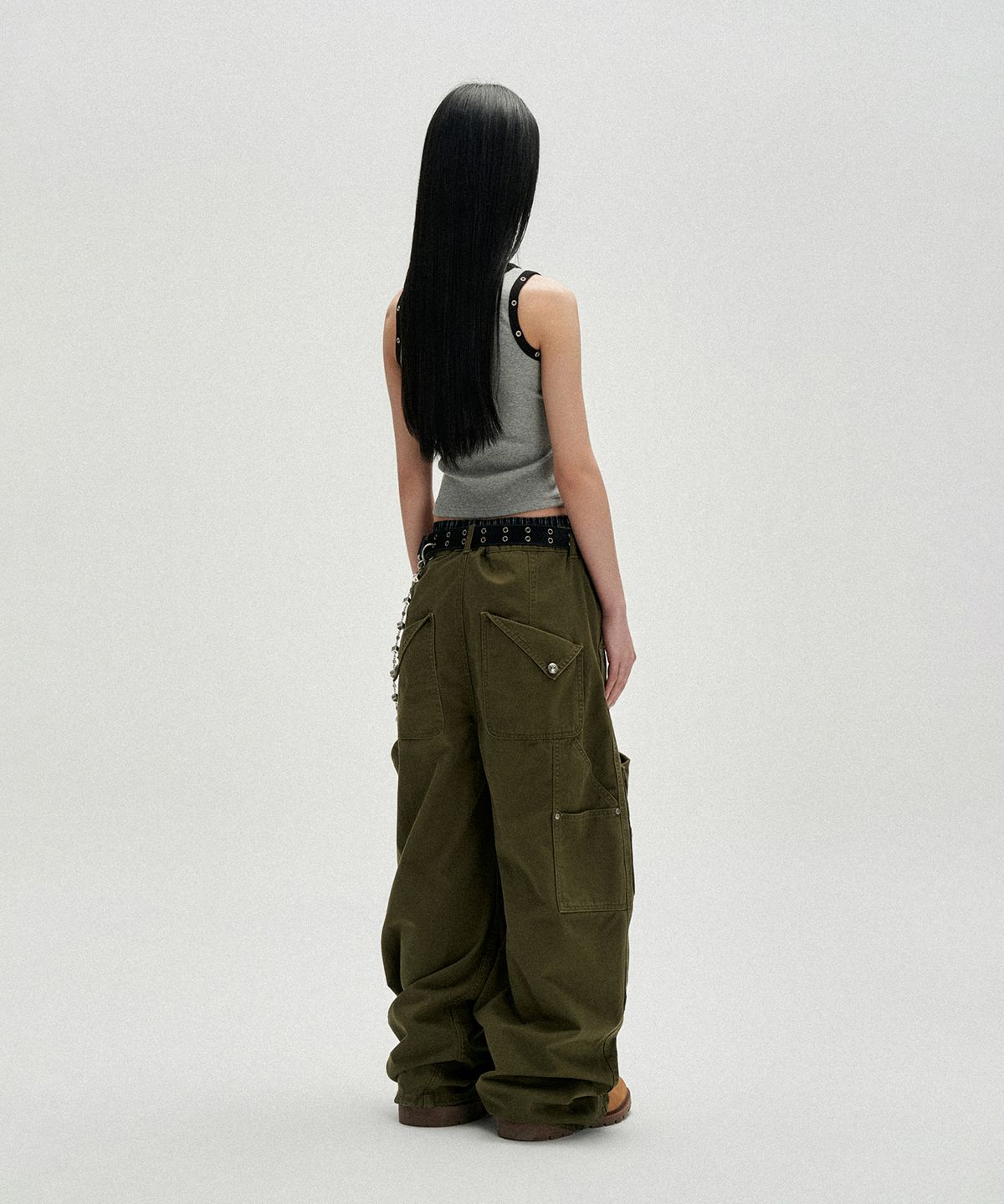 낫포너드(NOT4NERD) W Relic Eyelet Sleeveless - Grey