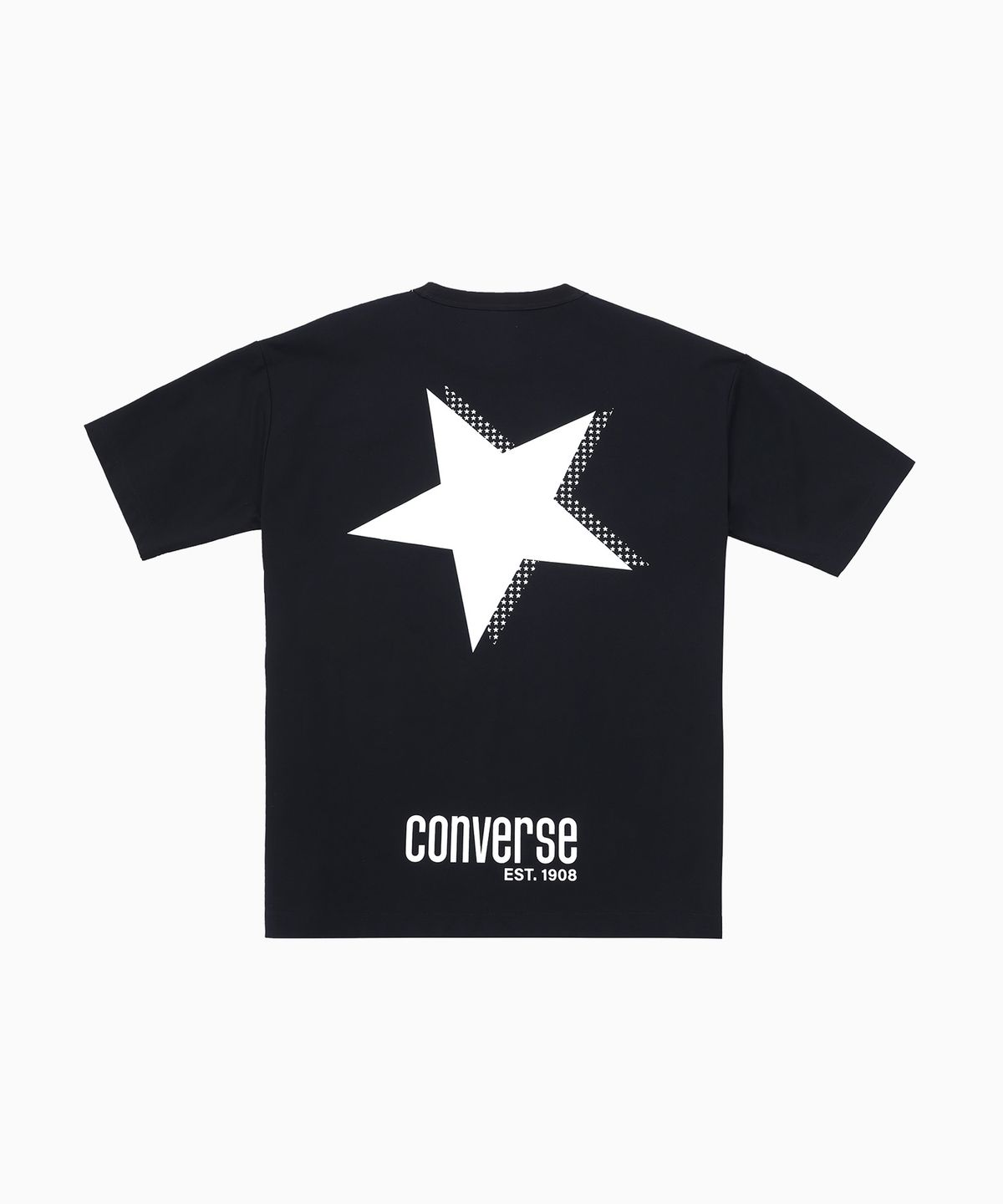 컨버스(CONVERSE) 소로나 스타 아이콘 티셔츠 블랙 MCJ785-023