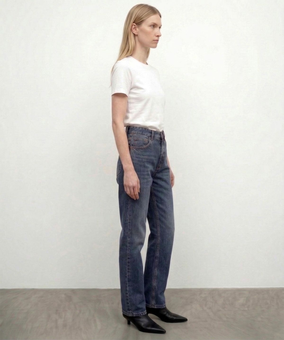 킴도(KIMDOH) Arvo Cropped Straight Denim / Raw Indigo
