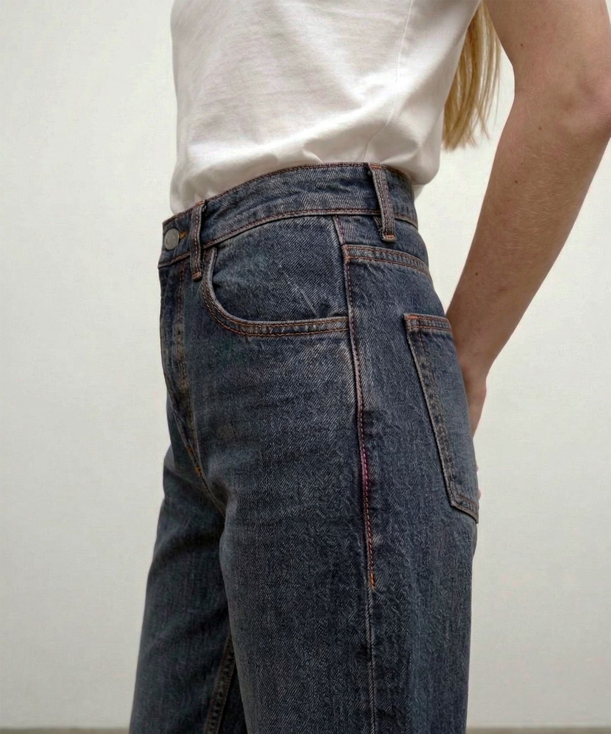 킴도(KIMDOH) Arvo Cropped Straight Denim / Raw Indigo