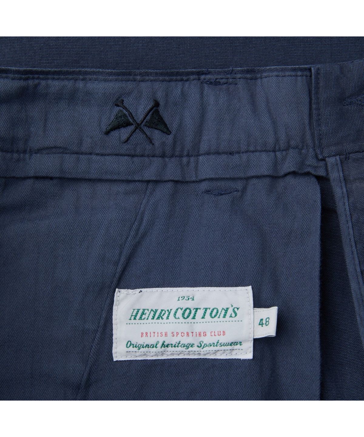 헨리코튼(HENRY COTTONS) [British Sporting Club] Garment Dyeing One-tuck Chino Pants ABPAM26701NYX