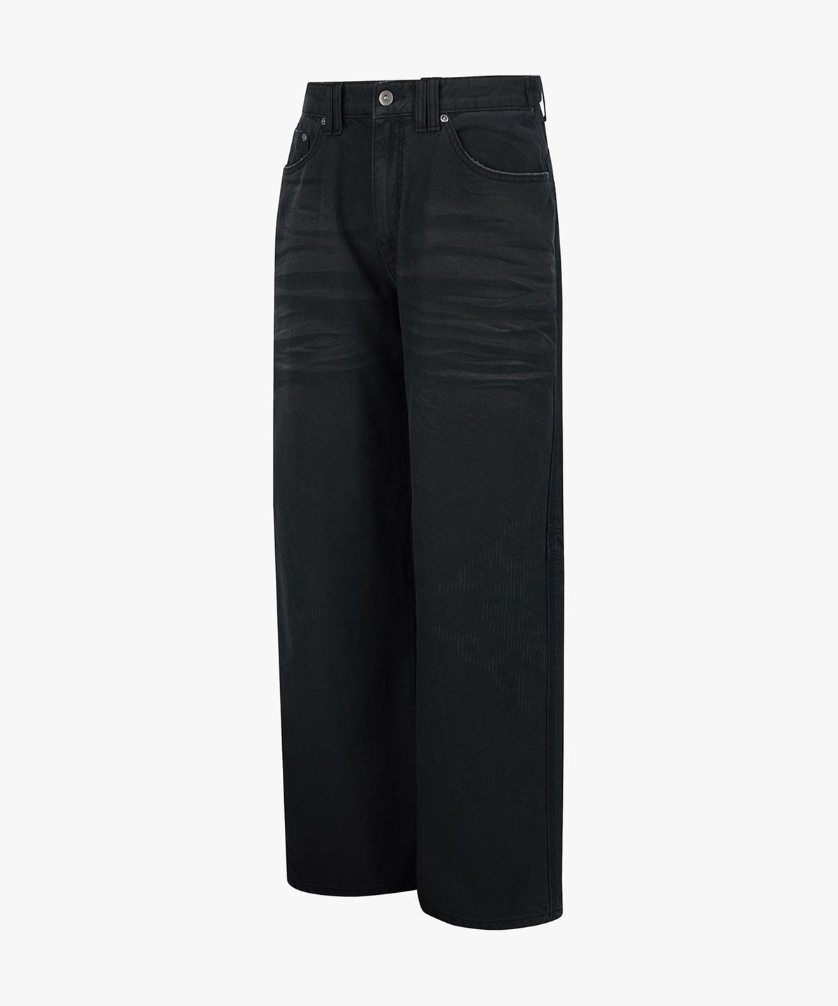 엔드릭스(EDLIX) Silent Burn Surface Denim Pants (Black)