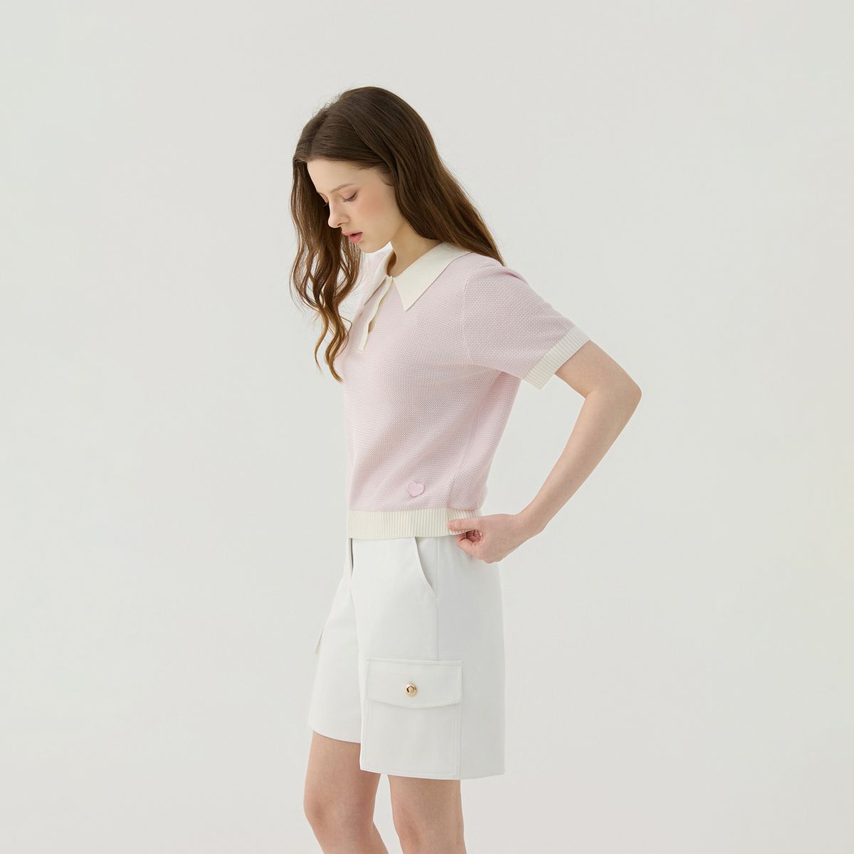 마틴골프(MARTINE GOLF) Big Pocket Short Pants_OFF-WHITE