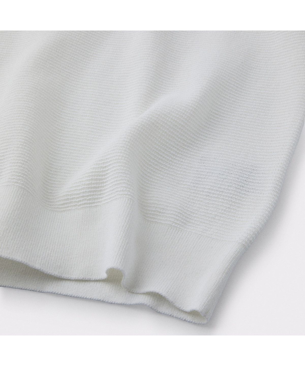 헨리코튼(HENRY COTTONS) [British Sporting Club] Waffle Short-Sleeves Polo Knit ABWAM26711WHX