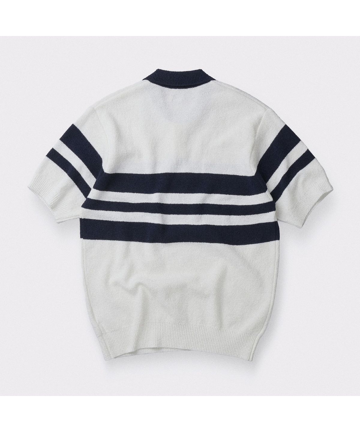 헨리코튼(HENRY COTTONS) [British Sporting Club] Color Matching Short-Sleeves Polo Knit ABWAM26741NYX