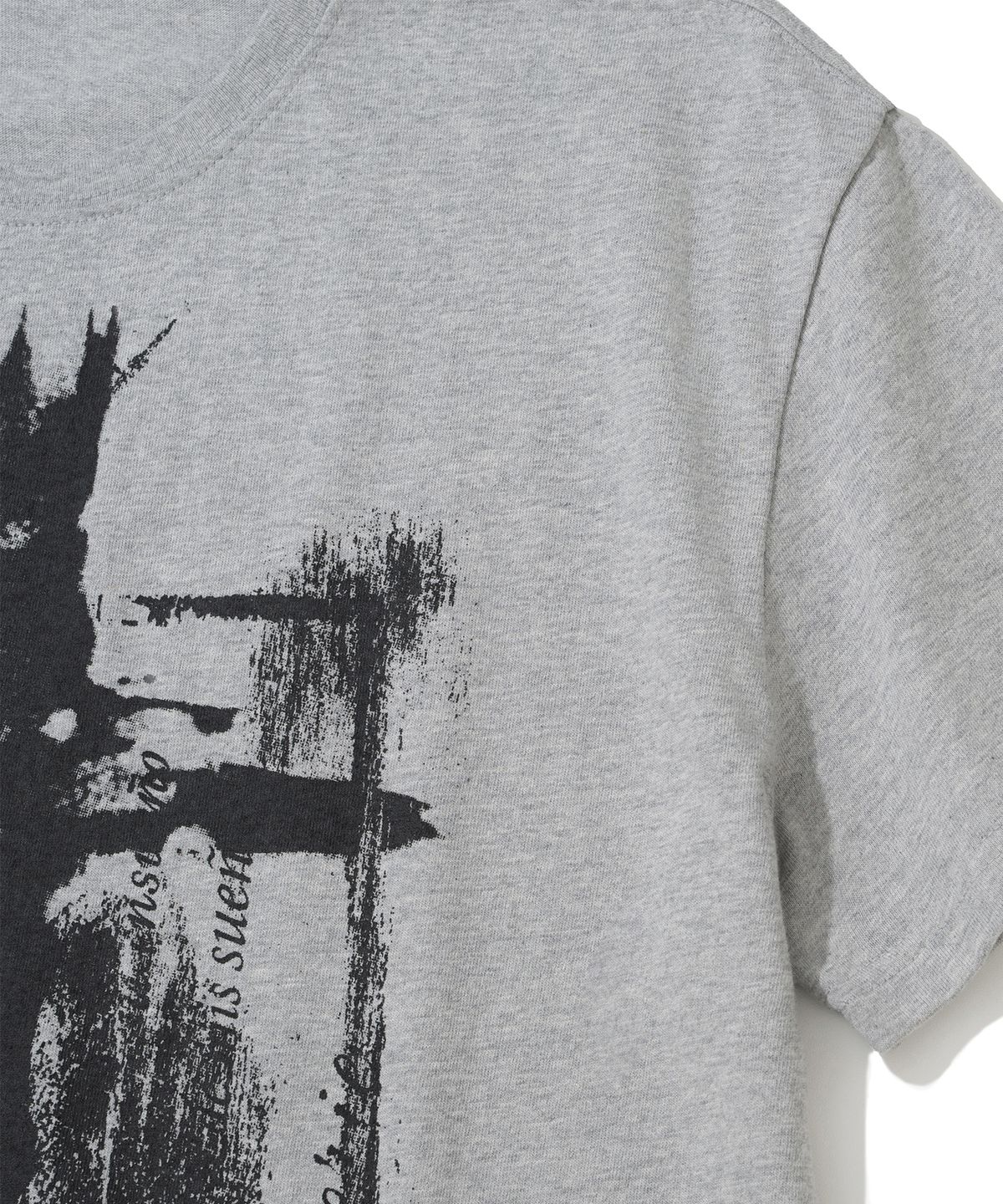 낫포너드(NOT4NERD) After Collapse Regular Fit T-Shirts - Grey