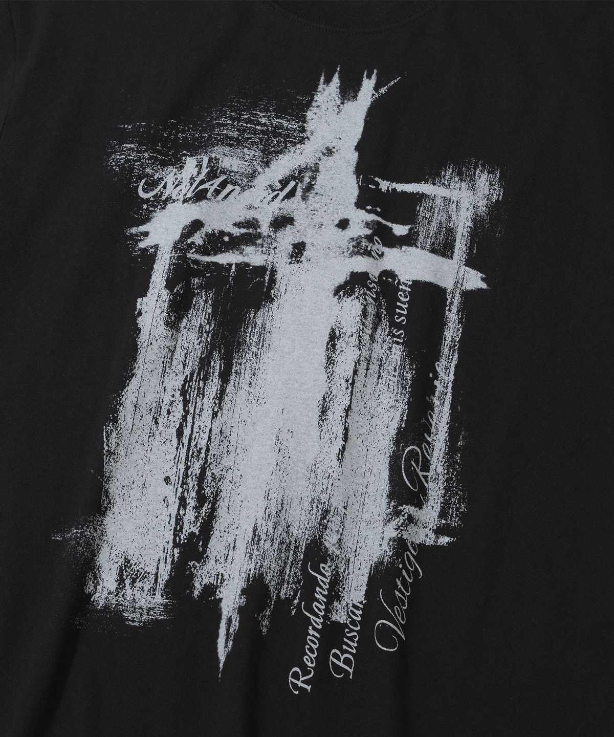 낫포너드(NOT4NERD) After Collapse Regular Fit T-Shirts - Black