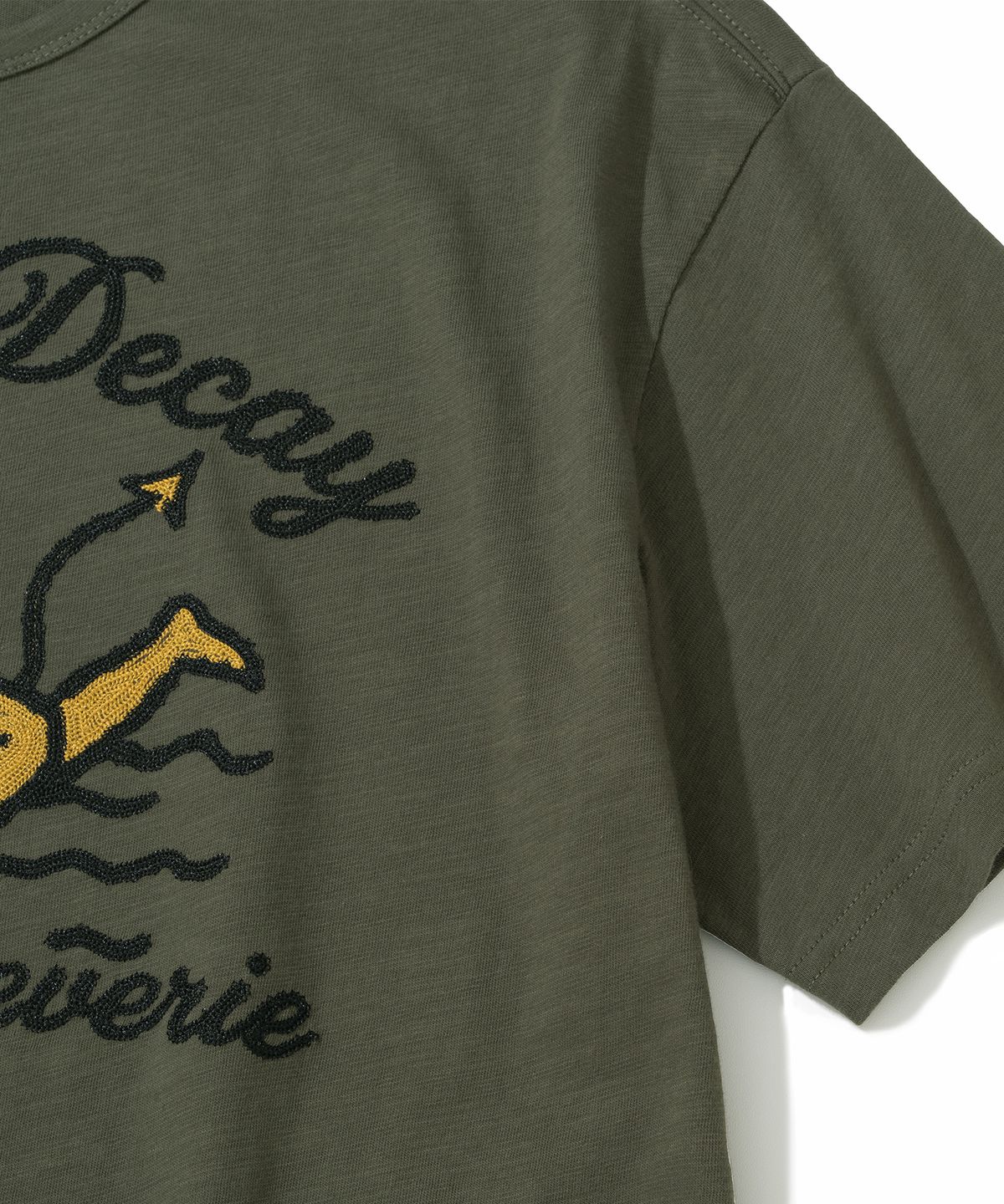 낫포너드(NOT4NERD) Swim In Decay Regular Fit T-Shirts - Khaki
