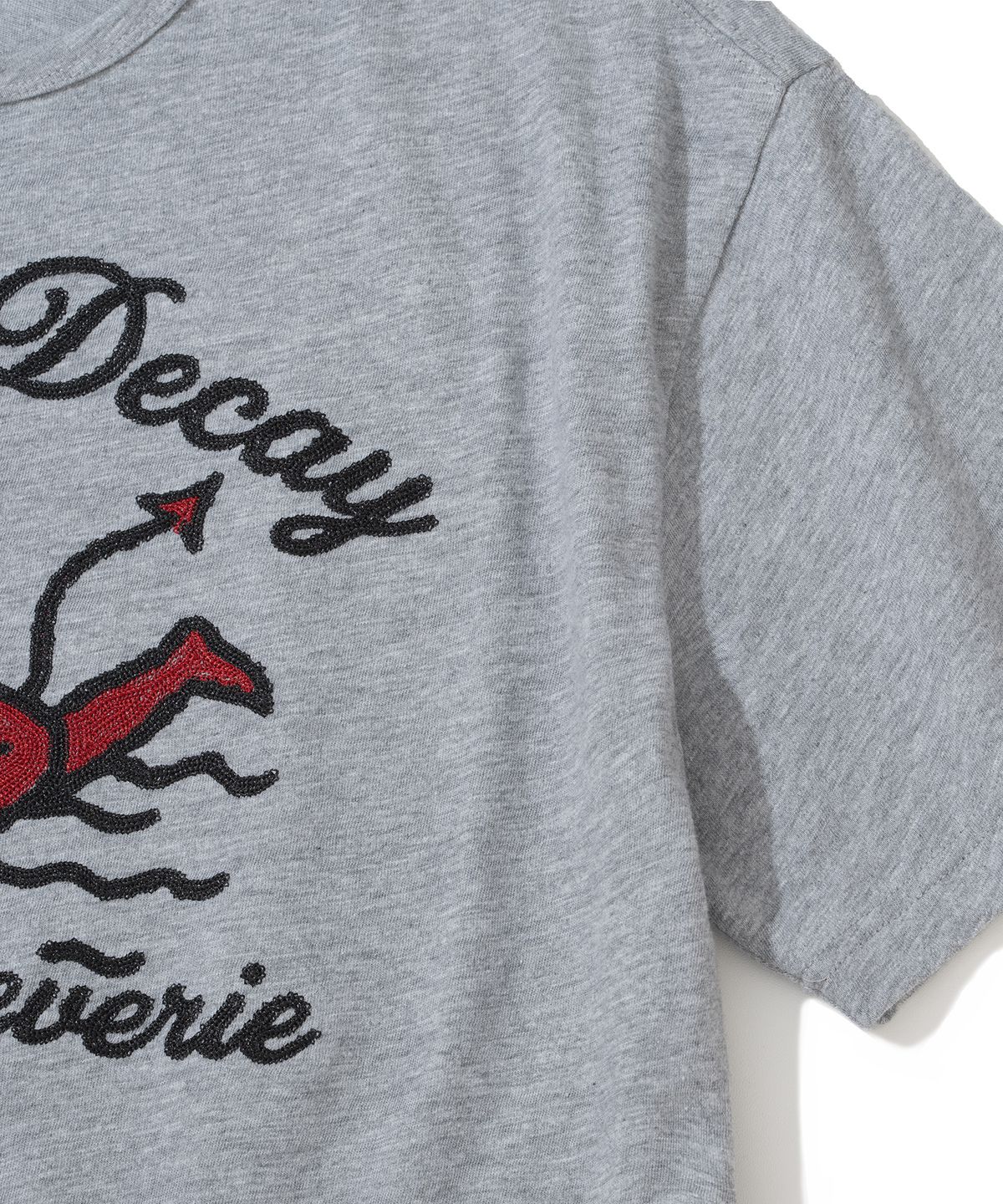 낫포너드(NOT4NERD) Swim In Decay Regular Fit T-Shirts - Grey
