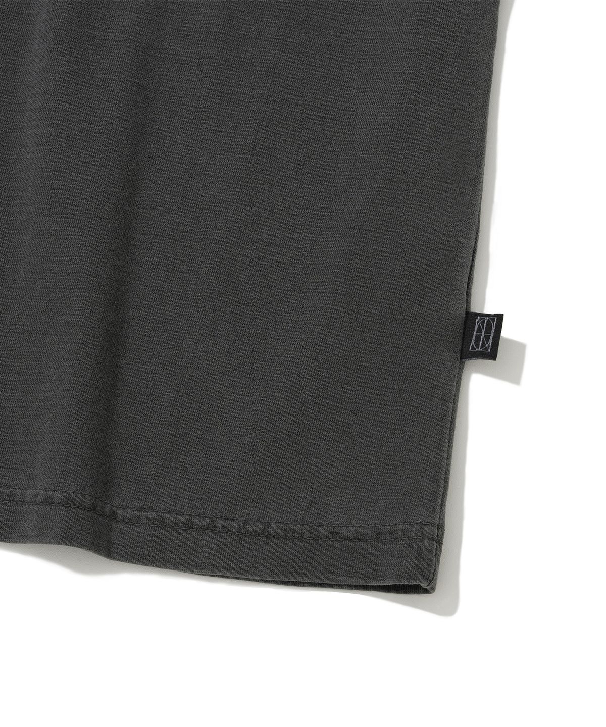 낫포너드(NOT4NERD) Cathedral Afterimage Pigment Regular Fit T-Shirts - Charcoal