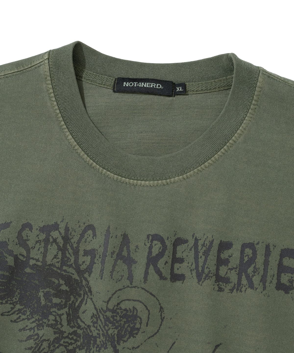 낫포너드(NOT4NERD) Uprising Pigment T-Shirts - Khaki