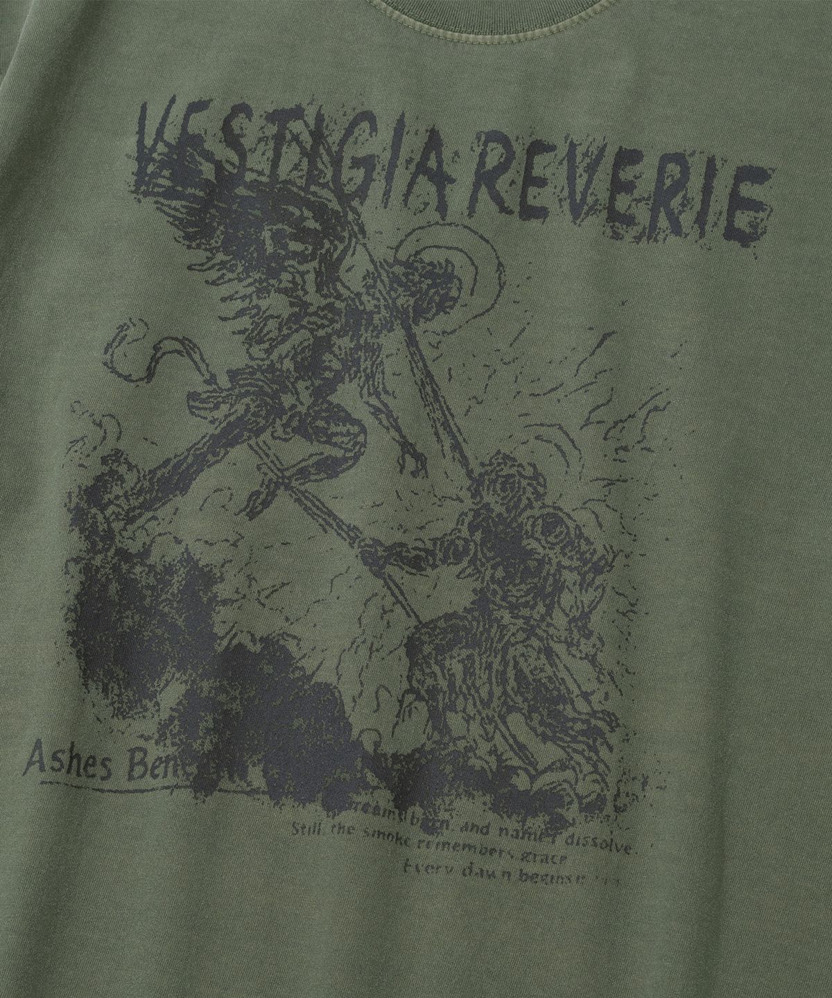 낫포너드(NOT4NERD) Uprising Pigment T-Shirts - Khaki