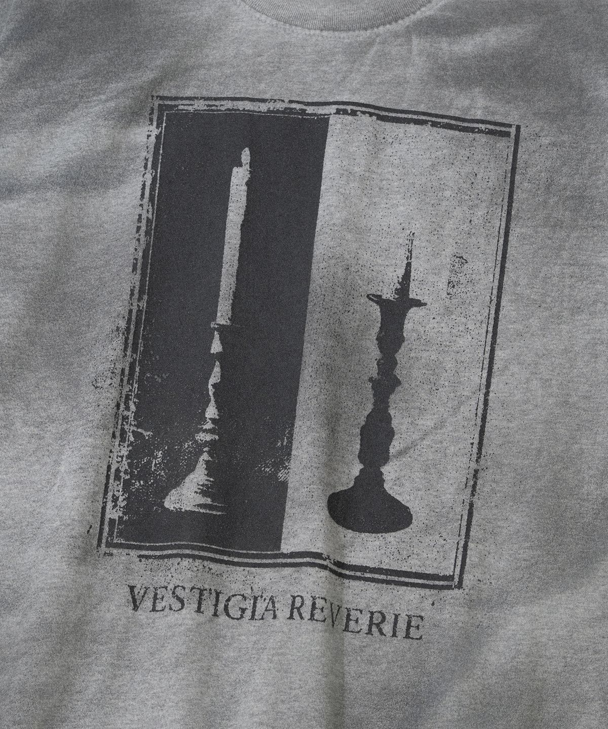 낫포너드(NOT4NERD) Silent Wick Oil Washed T-Shirts - Grey