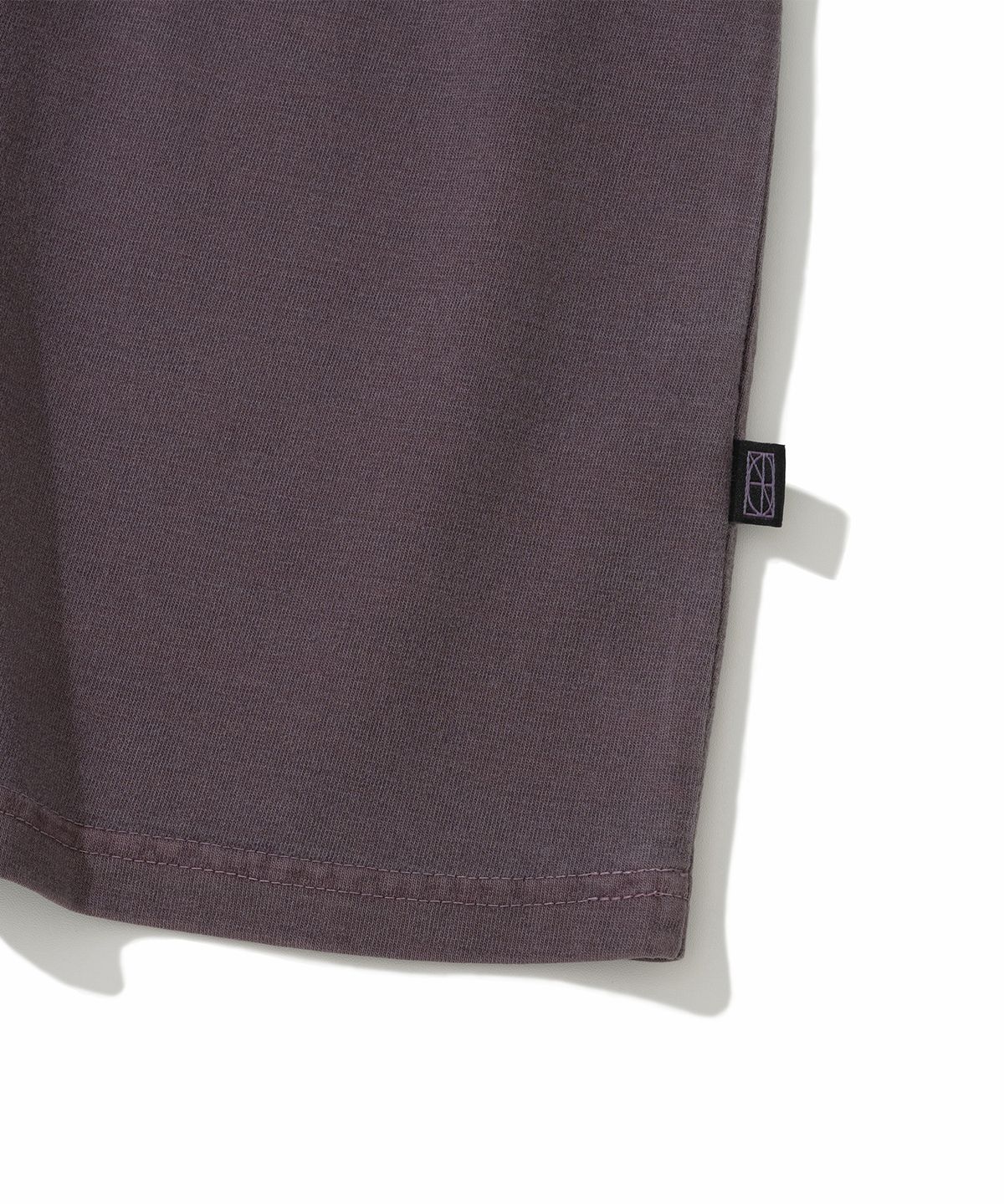 낫포너드(NOT4NERD) Omens Pigment Loose Cropped T-Shirts - Purple