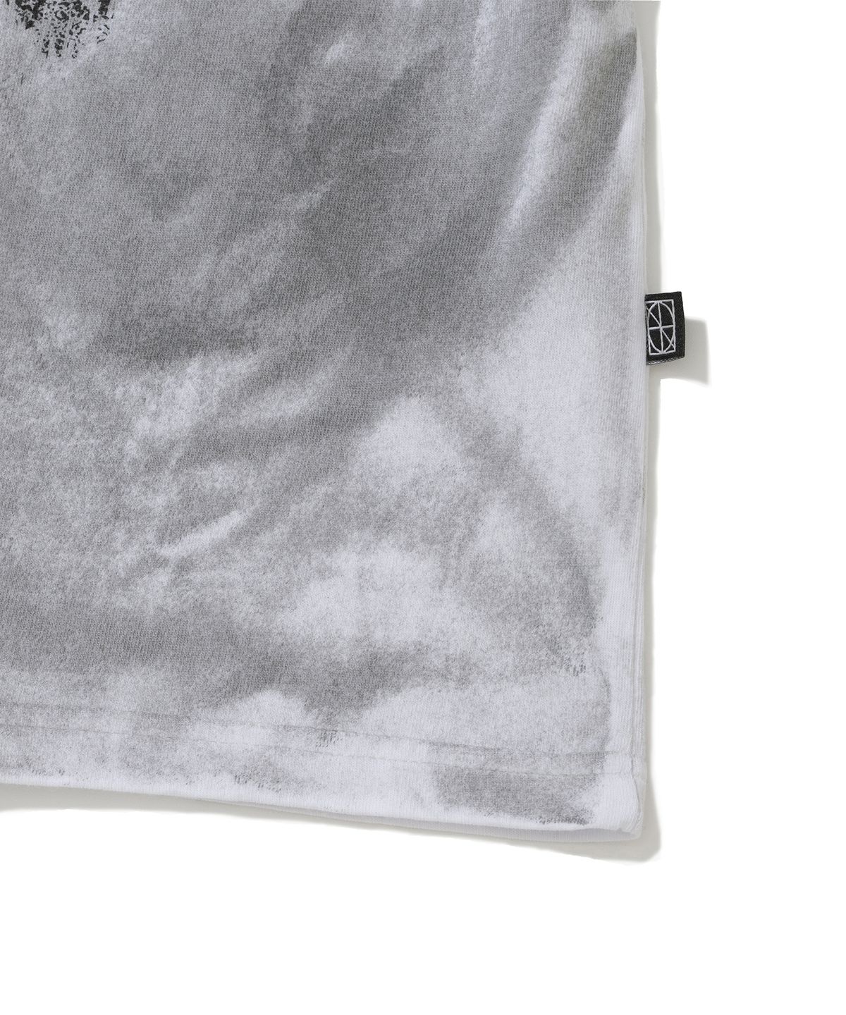 낫포너드(NOT4NERD) Candle Residue Oil Washed Loose Cropped T-Shirts - White