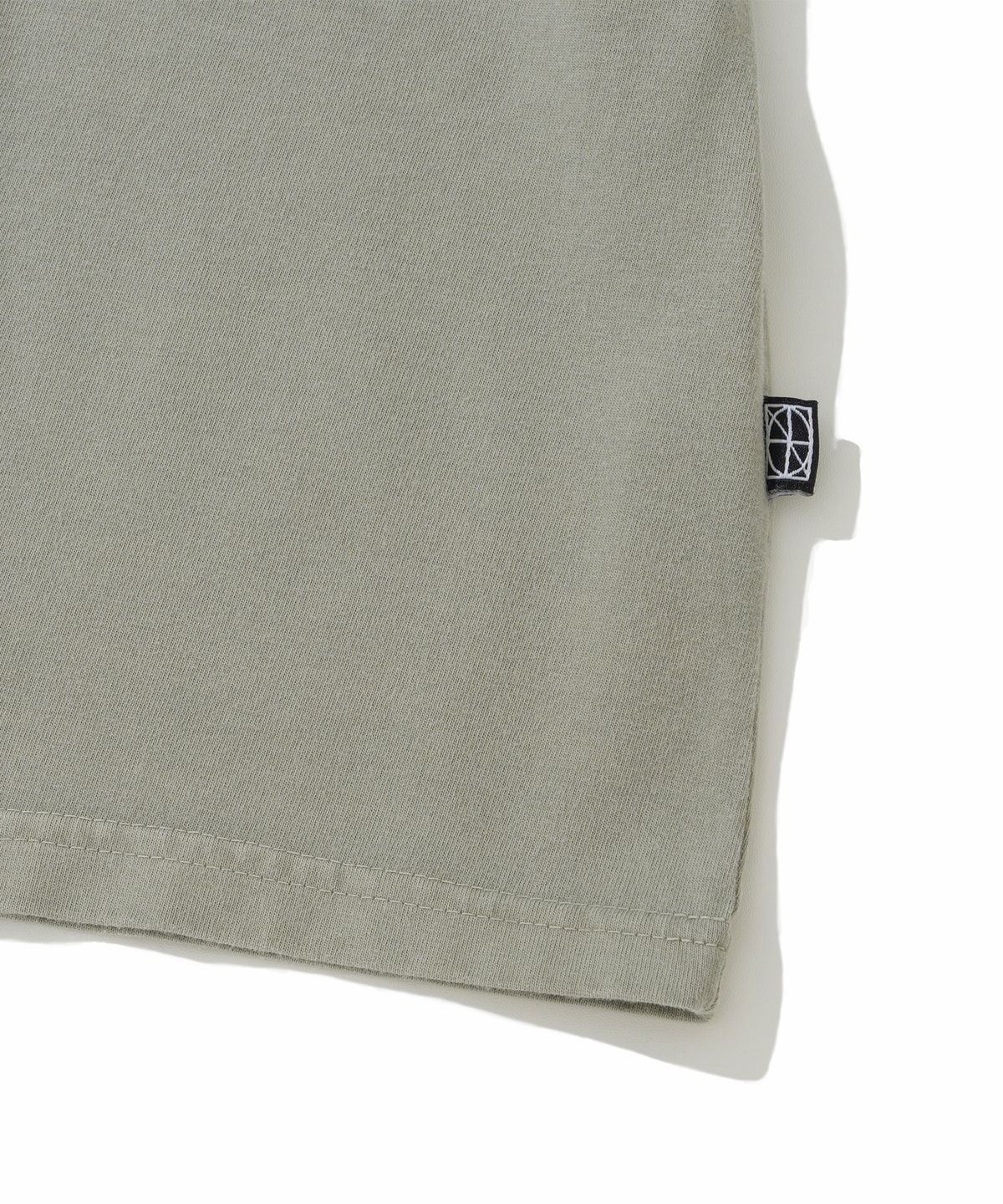 낫포너드(NOT4NERD) Triple Sanctuary Bleach Washed Loose Cropped T-Shirts - Beige