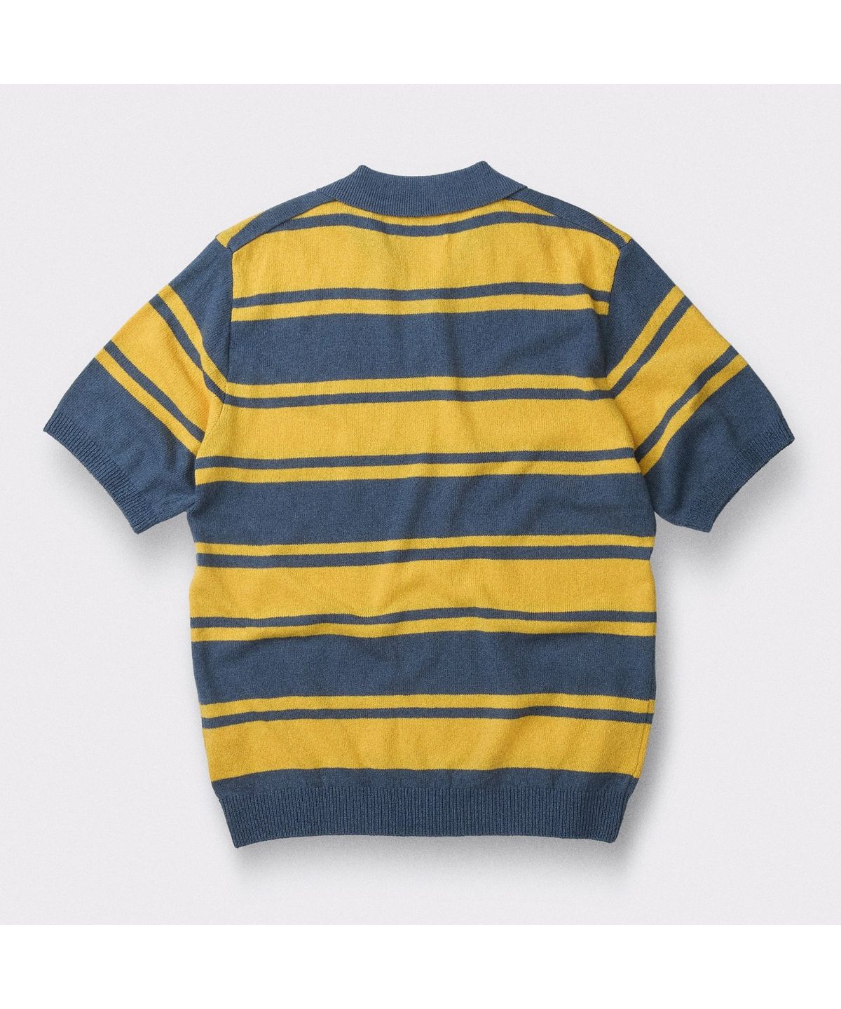 헨리코튼(HENRY COTTONS) [British Sporting Club] Stripe Short-Sleeves Polo Knit ABWAM26751YEX