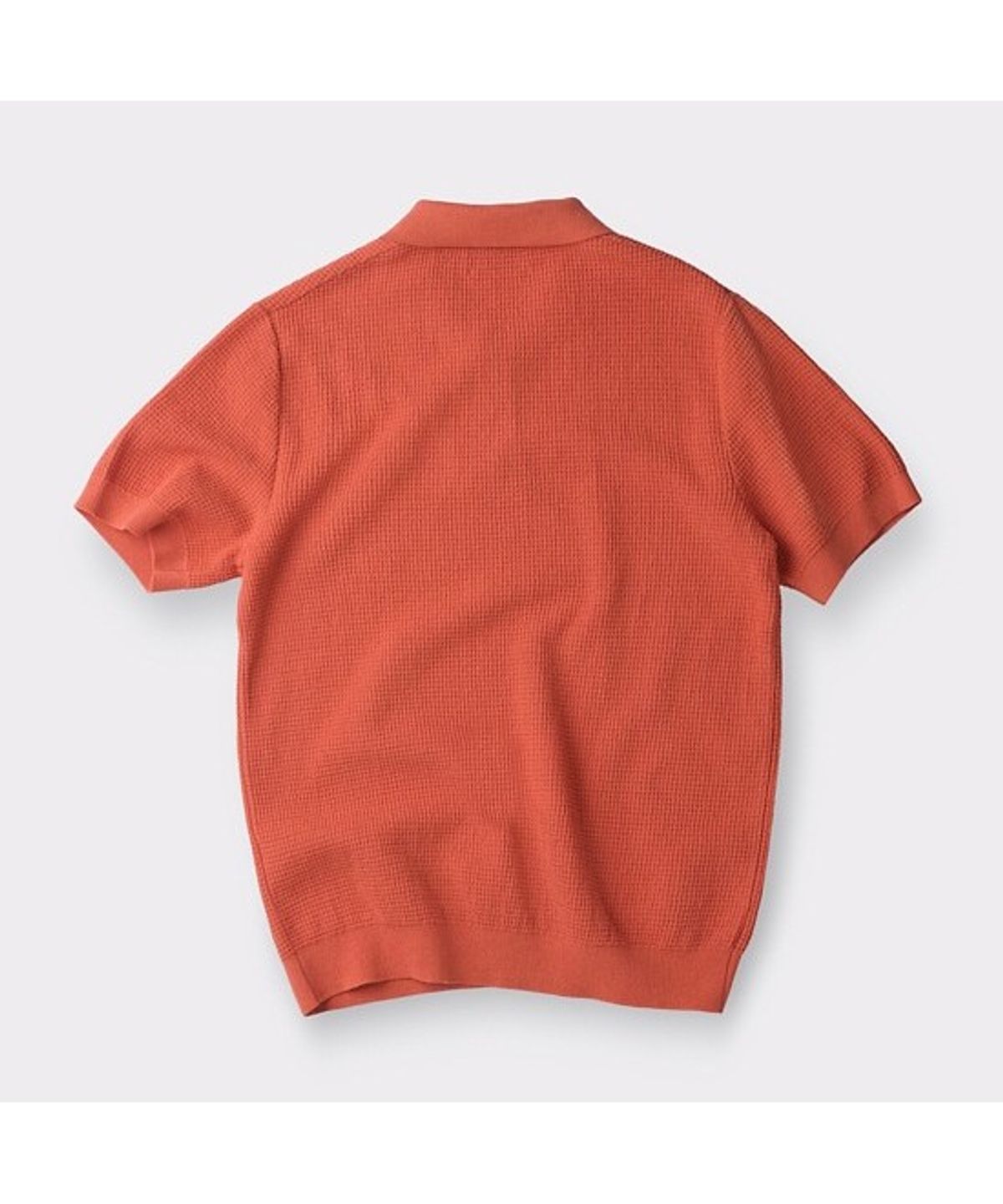 헨리코튼(HENRY COTTONS) [British Sporting Club] Waffle Short-Sleeves Polo Knit ABWAM26701ORX