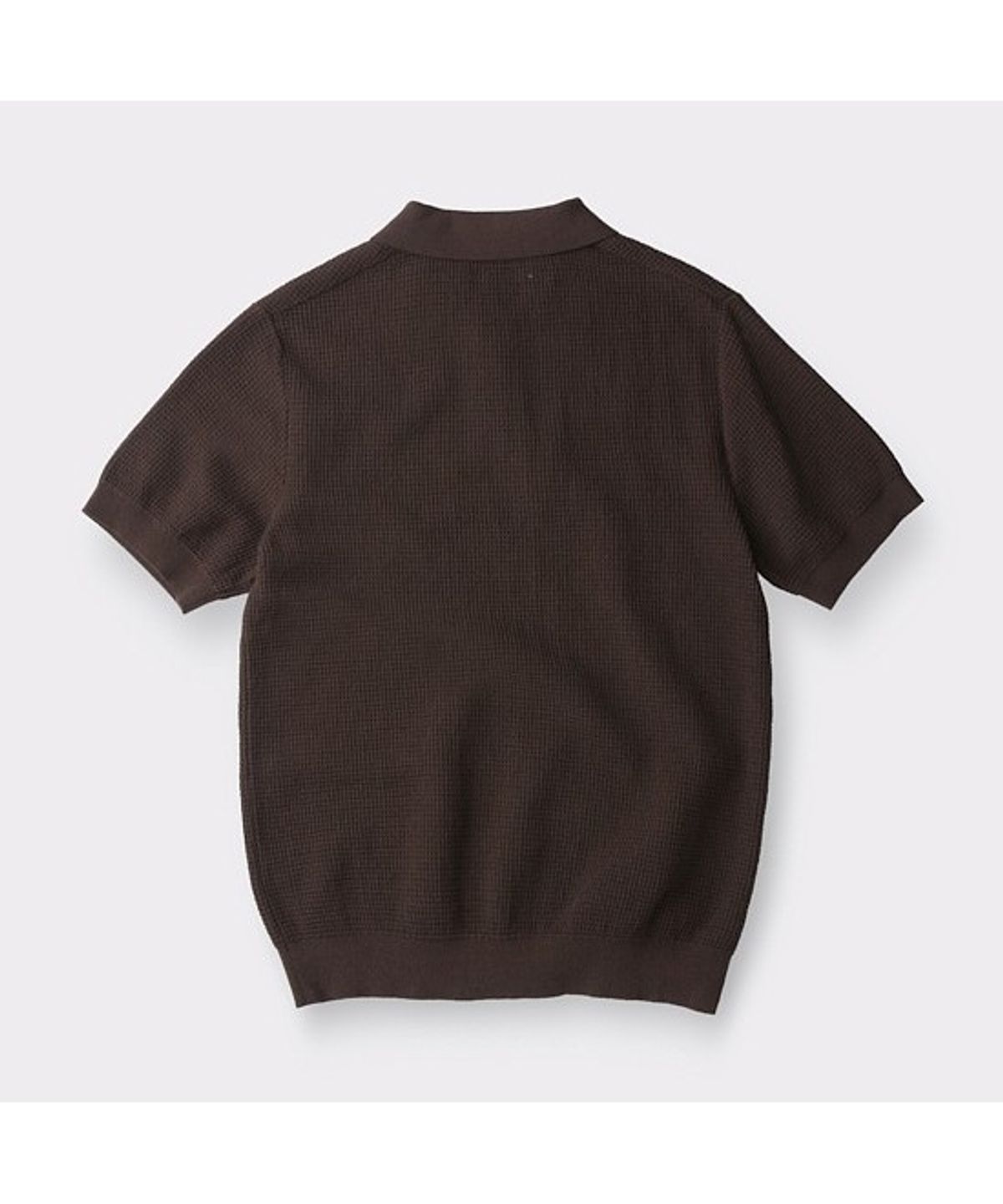 헨리코튼(HENRY COTTONS) [British Sporting Club] Waffle Short-Sleeves Polo Knit ABWAM26701BRX