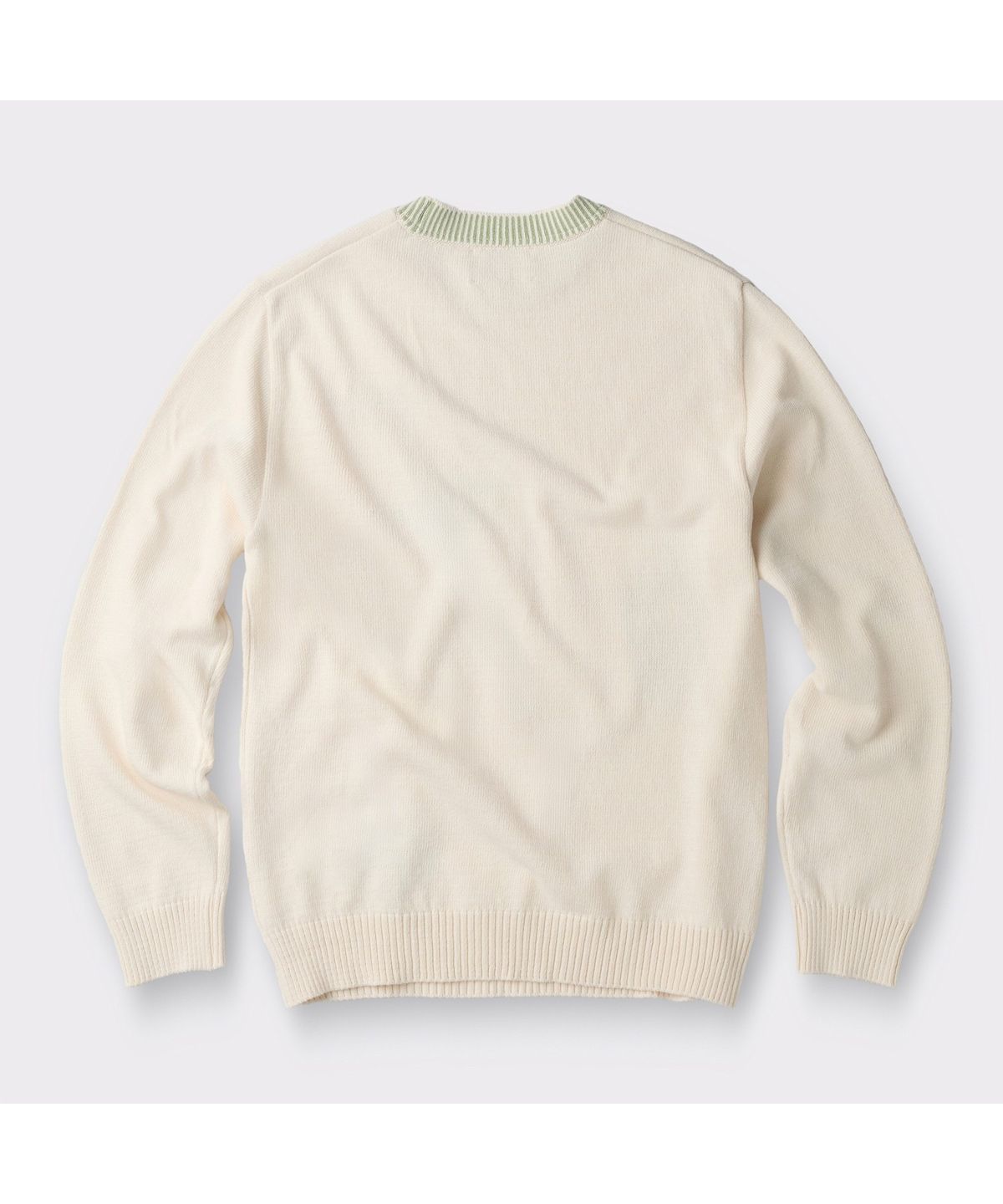 헨리코튼(HENRY COTTONS) [British Sporting Club] Applique Long-Sleeve Pullover ABWAM26601IVX