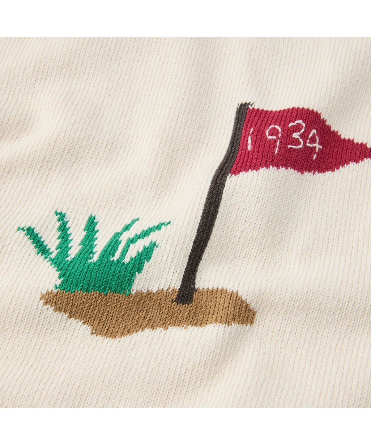 헨리코튼(HENRY COTTONS) [British Sporting Club] Applique Long-Sleeve Pullover ABWAM26601IVX